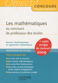 Les mathématiques au concours de professeur des écoles