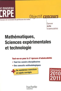 Mathématiques, Sciences expérimentales et technologie