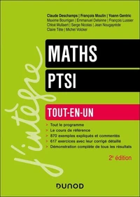 Maths Tout-en-un PTSI - 2e éd.