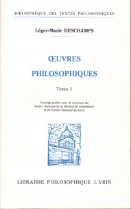 Oeuvres philosophiques 2 volumes