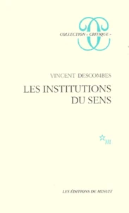 Les institutions du sens