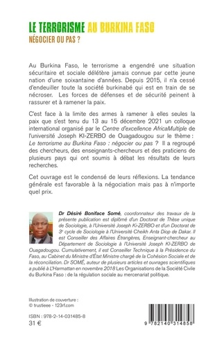 Terrorisme au Burkina Faso Négocier ou pas ?. 2 Tome 2