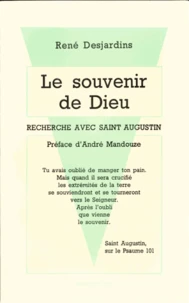 Le Souvenir De Dieu. Recherche Avec Saint Augustin