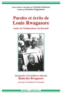 Paroles et écrits de Louis Rwagasore