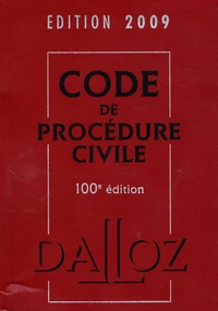 Code de procédure civile 2009