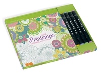 Esprit printemps à colorier aux feutres - Avec 4 feutres pinceaux.pdf
