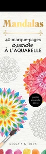 Marque-pages Mandalas à l'aquarelle