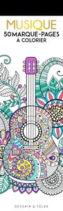  Dessain et Tolra - Musique - 50 Marque-pages à colorier.