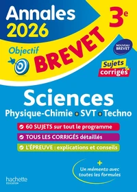 Sciences Physique-Chimie/SVT/Techno 3e