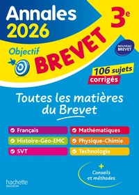 Tout-en-un 3e Annales brevet