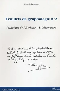 Feuillets de graphologie