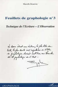 Feuillets de graphologie