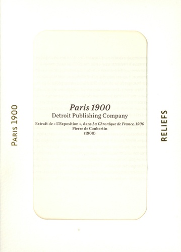  Detroit publishing compagny - Paris 1900.