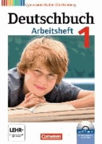 Deutschbuch 1: 5. Schuljahr. Arbeitsheft mit Lösungen und Übungs-CD-ROM.  Gymnasium Baden-Württemberg.