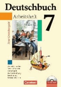 Deutschbuch 7. Schuljahr. Arbeitsheft mit Lösungen und CD-ROM. Neue Grundausgabe.