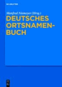 Manfred Niemeyer - Deutsches Ortsnamenbuch.