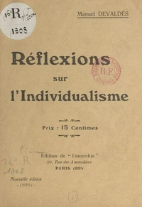 Réflexions sur l'individualisme
