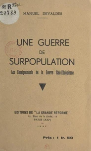Une guerre de surpopulation