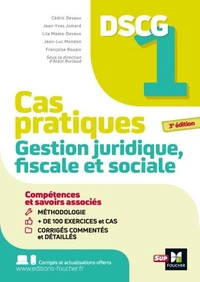 DSCG 1 - Gestion juridique fiscale et sociale - Cas pratiques  2025-2026