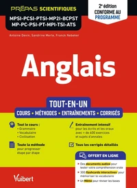 Anglais MPSI - PCSI - PTSI - MP2I - BCPST - MP - PC - PSI - PT - MPI - TSI - ATS
