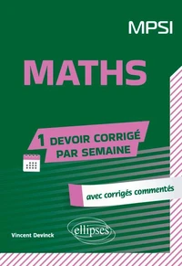 Maths. MPSI