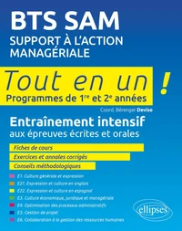 BTS SAM Support à l'action managériale