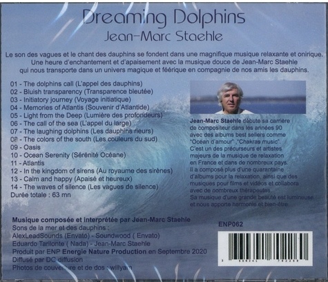 Dreaming Dolphins. Relaxing music and Ocean sounds  1 CD audio MP3