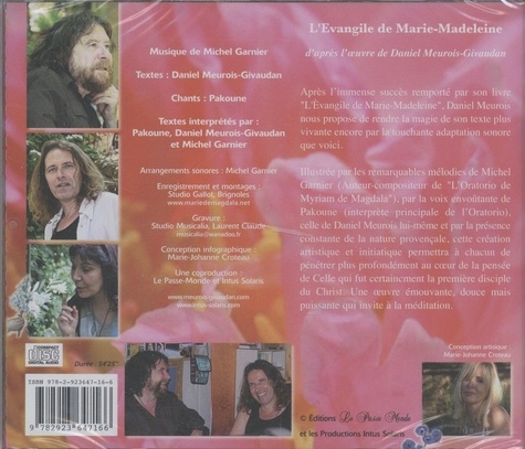 L'évangile de Marie-Madeleine selon le Livre du Temps  avec 1 CD audio