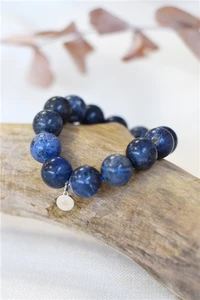 Bracelet Sodalite Perles rondes 14 mm