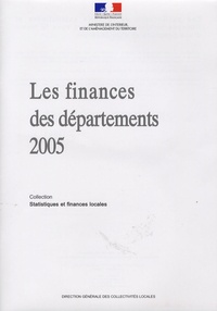  DGCL - Les finances des departements 2005. 1 Cédérom