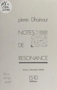 Notes de résonance