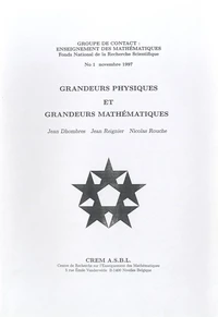 Grandeurs physiques et grandeurs mathématiques