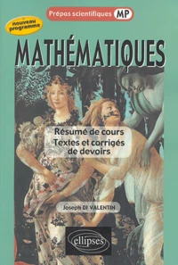 Mathématiques Prépas scientifiques MP