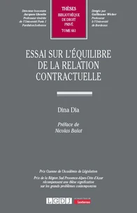 Essai sur l'équilibre de la relation contractuelle
