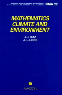 Mathematics, climate and environnement