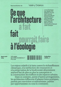 Ce que l'architecture fait à l'écologie