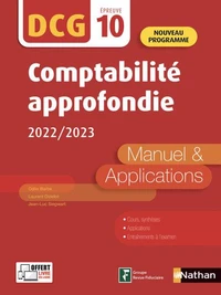DCG 10 - Comptabilité approfondie 2022-2023