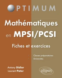 Mathématiques en MPSI/PCSI
