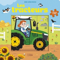 Didier Balicevic - Les tracteurs - 5 puzzles, 9 pièces.