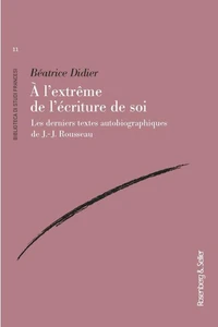 A l'extrême de l'écriture de soi
