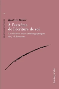 A l'extrême de l'écriture de soi