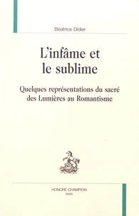 L'infâme et le sublime