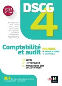 Didier Bensadon et Alain Burlaud - DSCG 4 - Comptabilité et audit - Manuel et applications - Millésime 2023-2024.