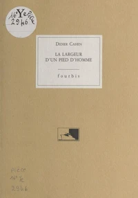 La largeur d'un pied d'homme