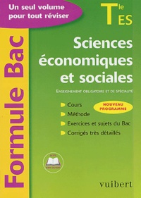 Didier Caquineau et Bruno François - Sciences économiques et sociales Terminale ES.