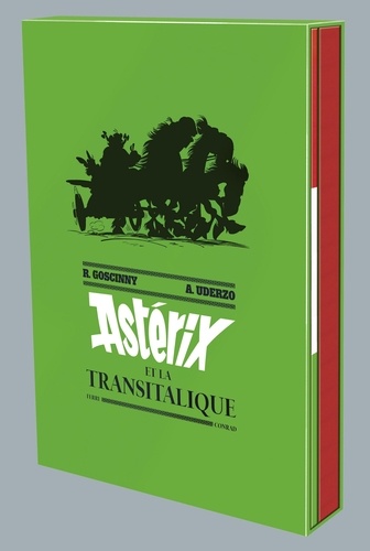 Asterix Tome 37 Astérix et la Transitalique. Artbook. Coffret avec 12 Ex-Libris