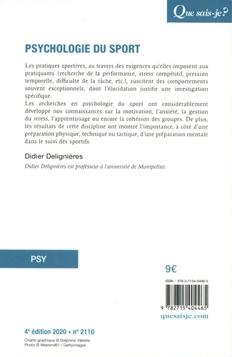 Psychologie du sport 4e édition