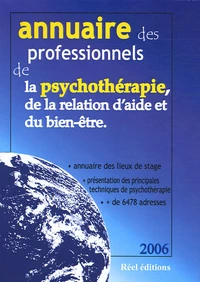Annuaire des professionnel(le)s de la psychothérapie, de la relation d'aide et du bien être