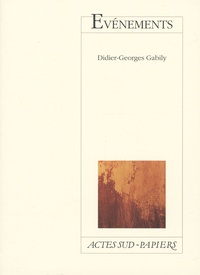 Didier-Georges Gabily - Evénements.