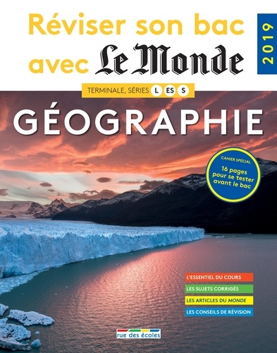 Géographie Terminale séries L, ES, S  Edition 2019
